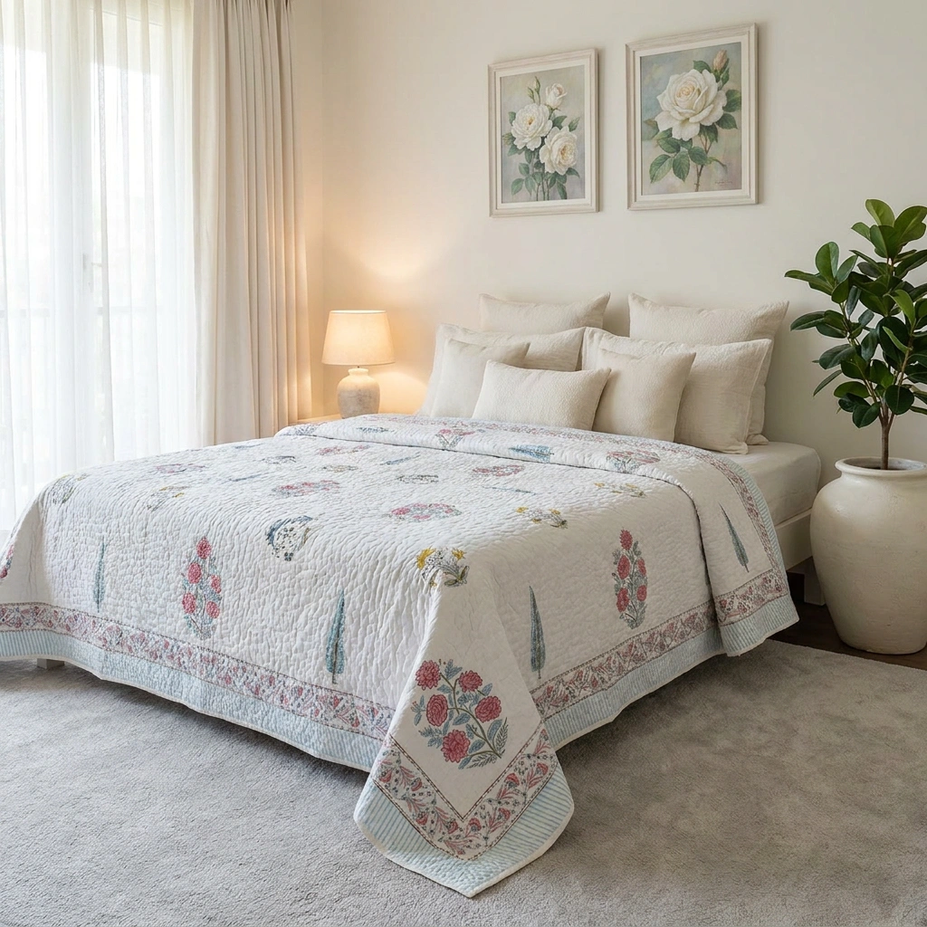 Quilted Bedspread Queen Size 202417