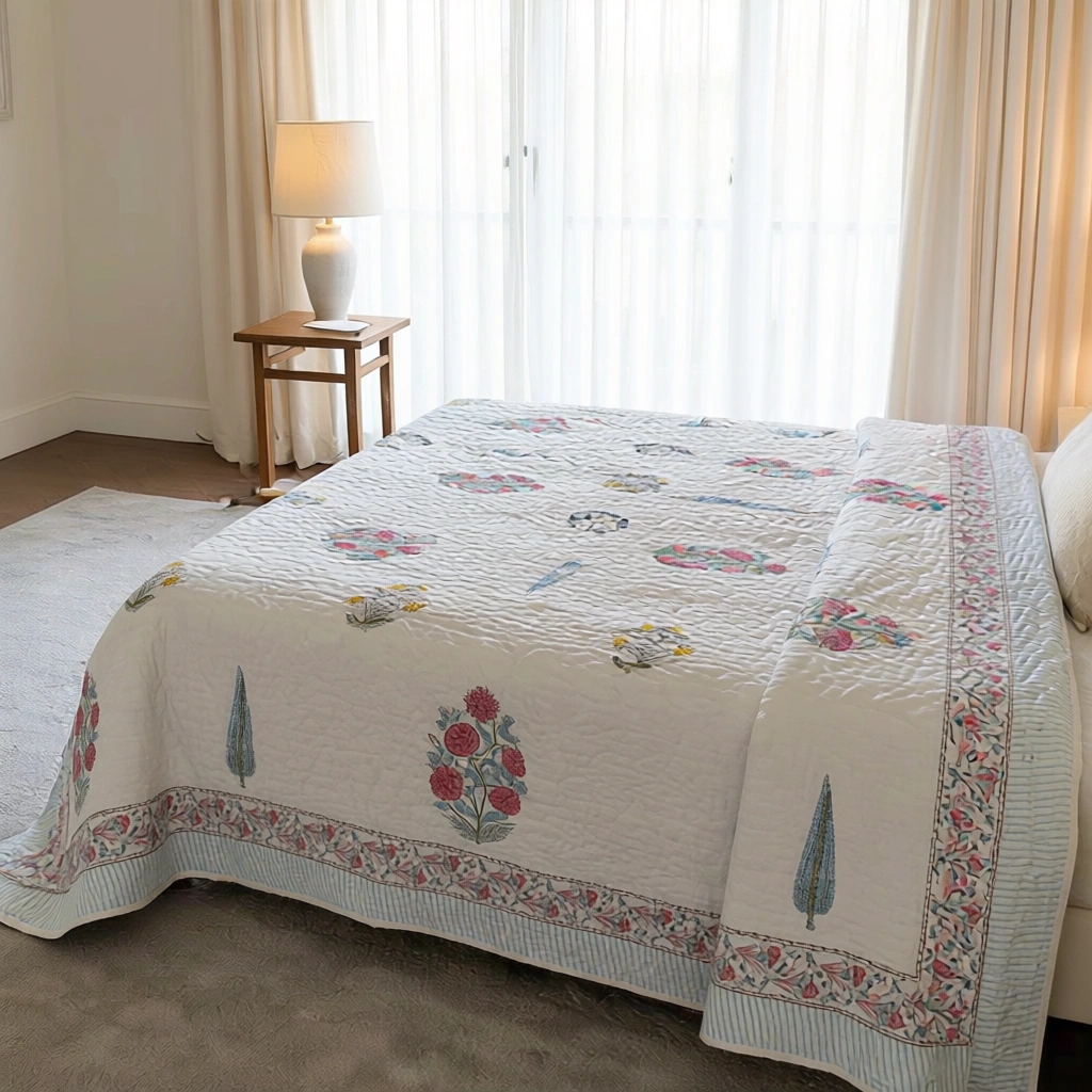 Quilted Bedspread Queen Size 202417
