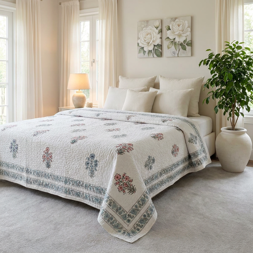 Quilted Bedspread Queen Size 202418