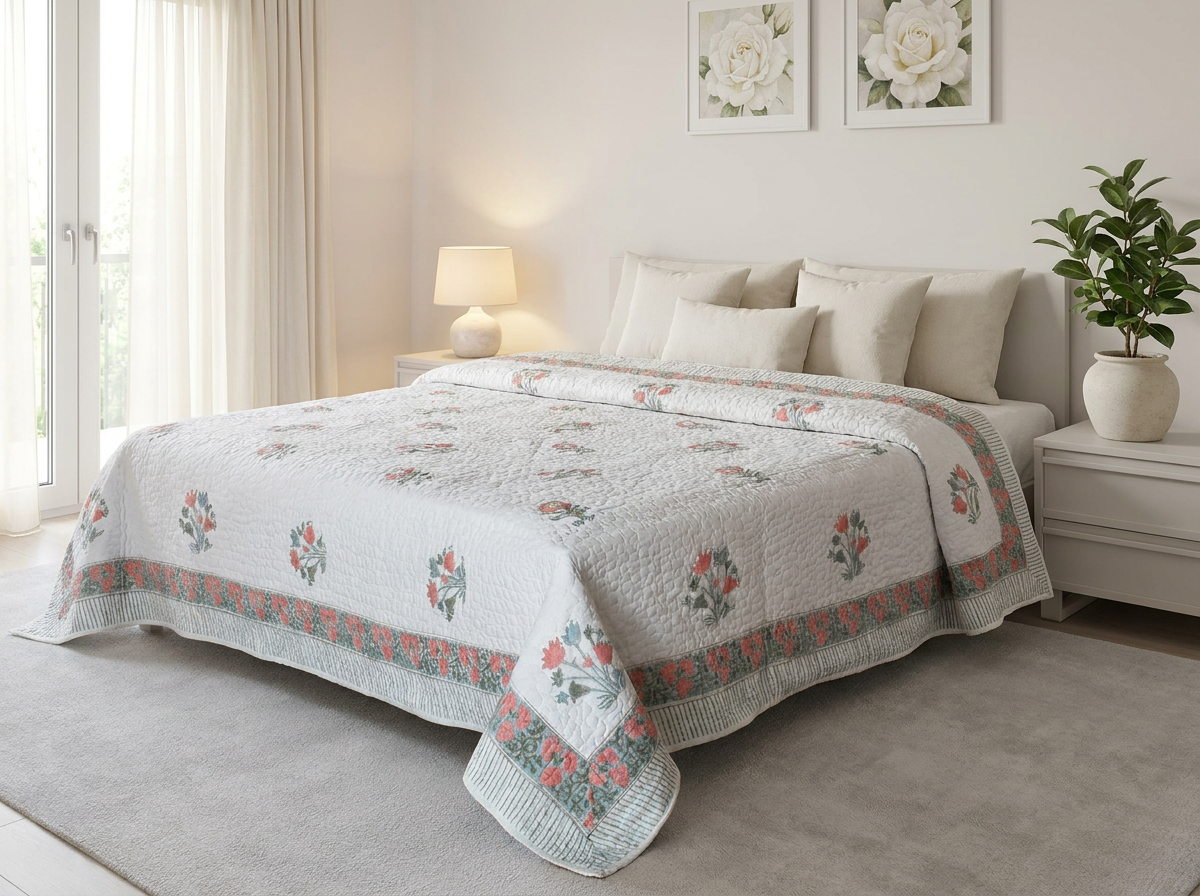 Quilted Bedspread Queen Size 202421