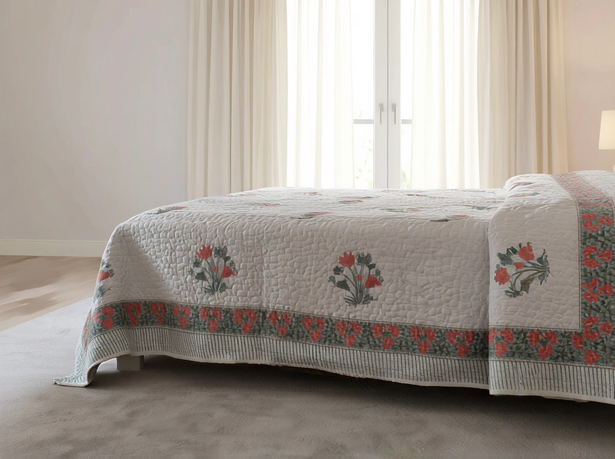Quilted Bedspread Queen Size  202421
