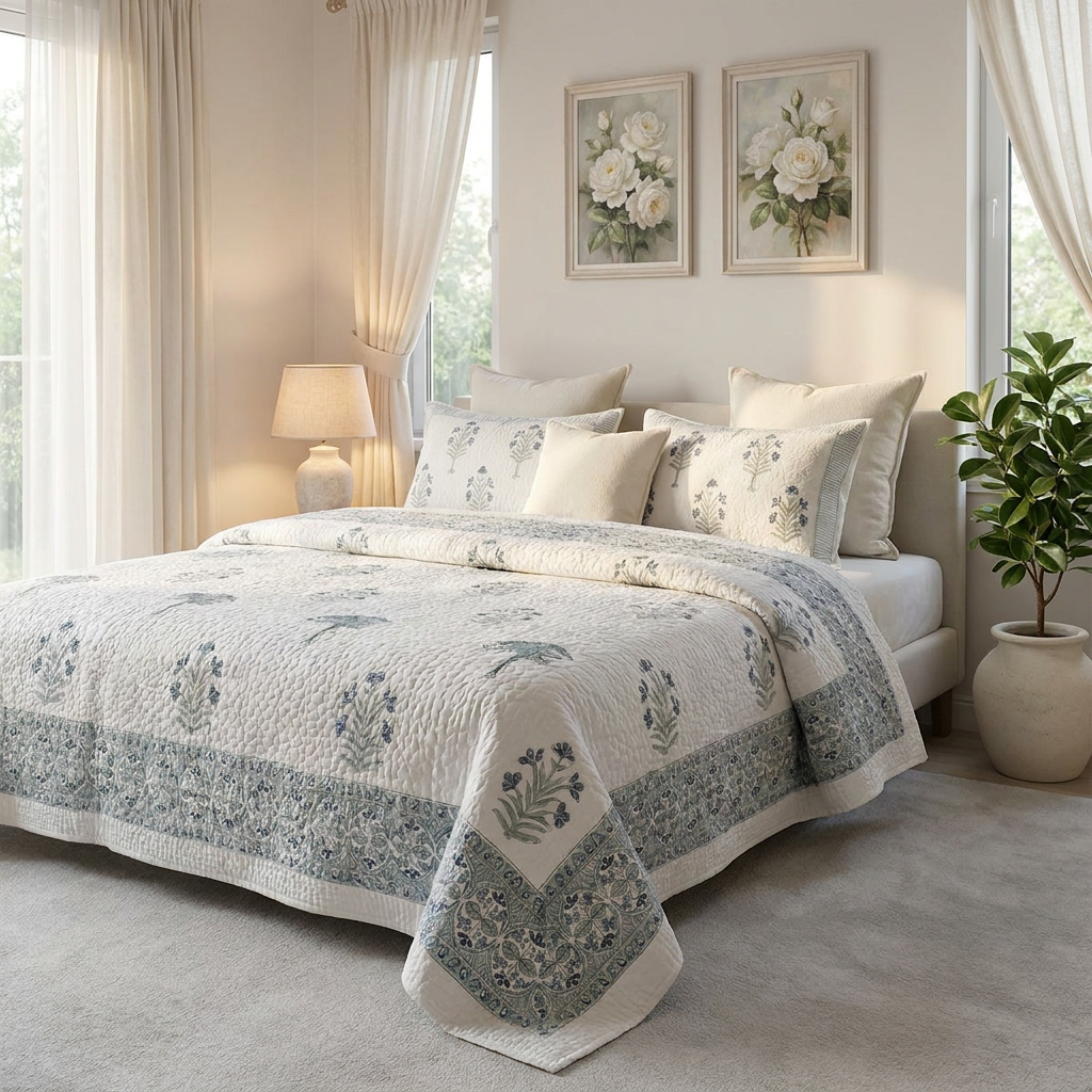 Quilted Bedspread Queen Size 202422