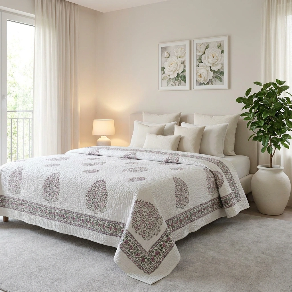 Quilted Bedspread Queen Size 202424