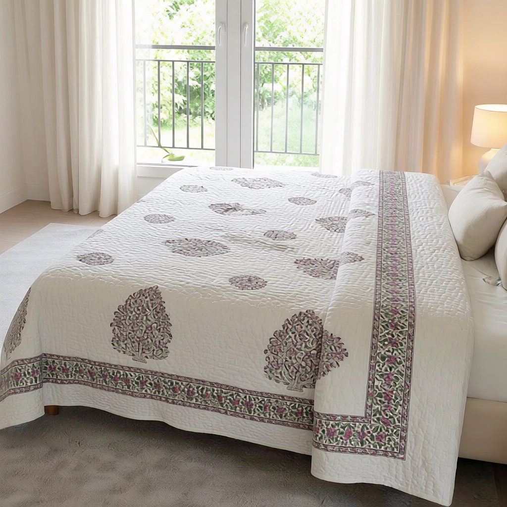 Quilted Bedspread Queen Size  202424