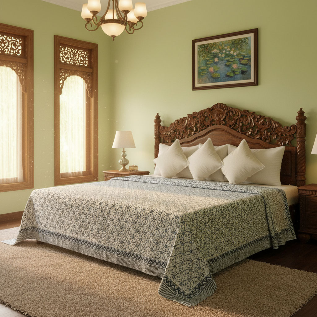 SANGANER Kantha Queen Size  202571