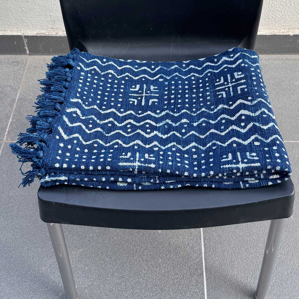 Cotton Throw with Tassel 251113