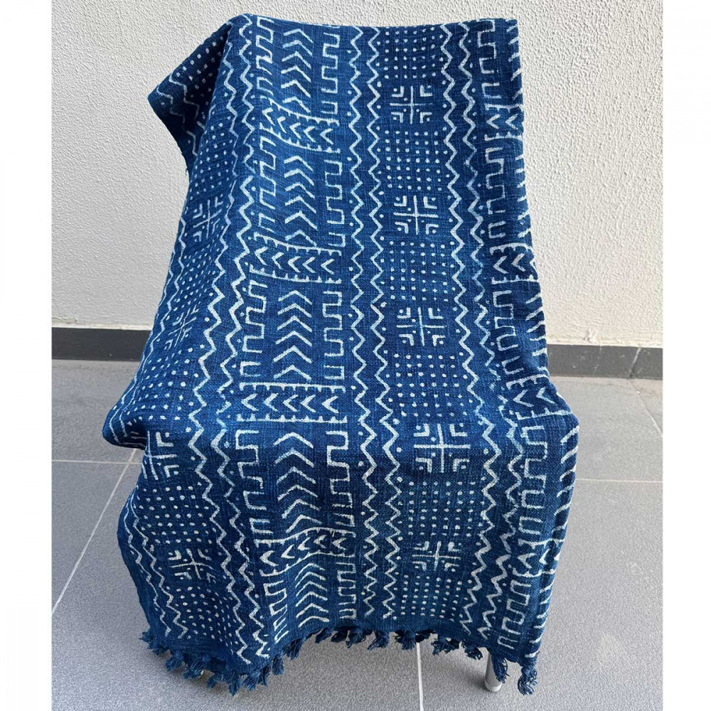 Image of Cotton Throw with Tassel 251114