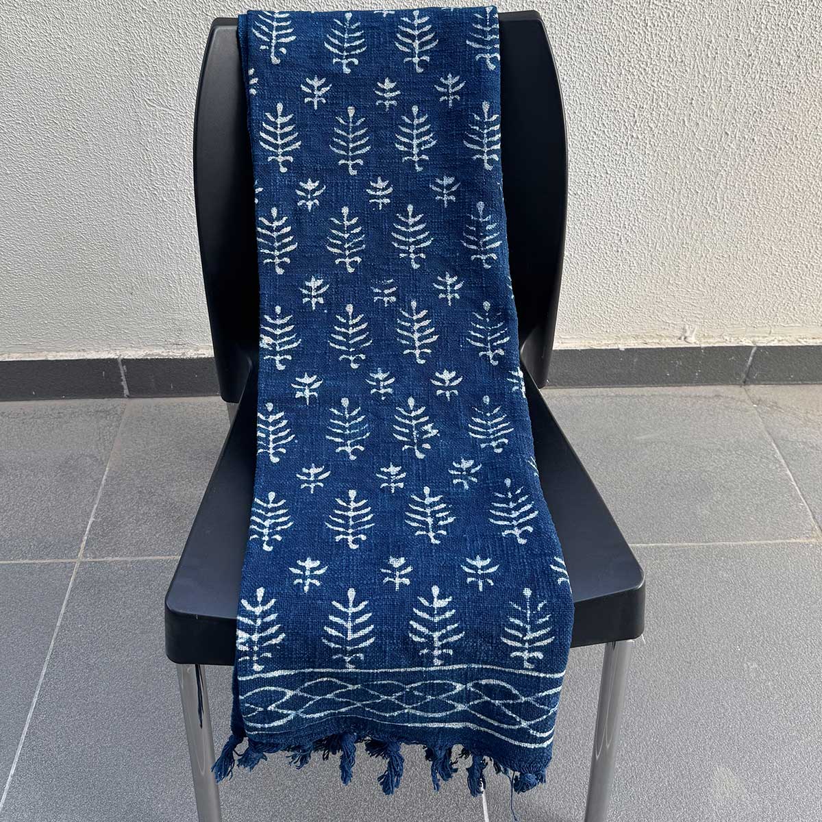 Cotton Throw with Tassel 251115