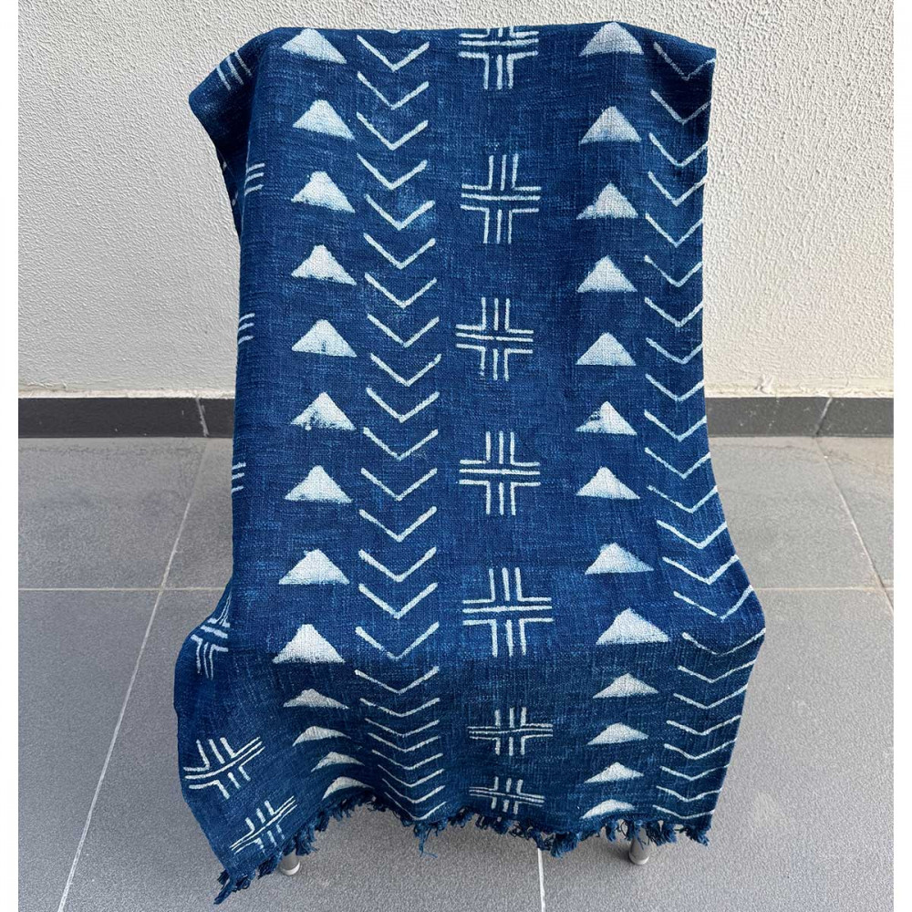 Image of Cotton Throw with Tassel  251116