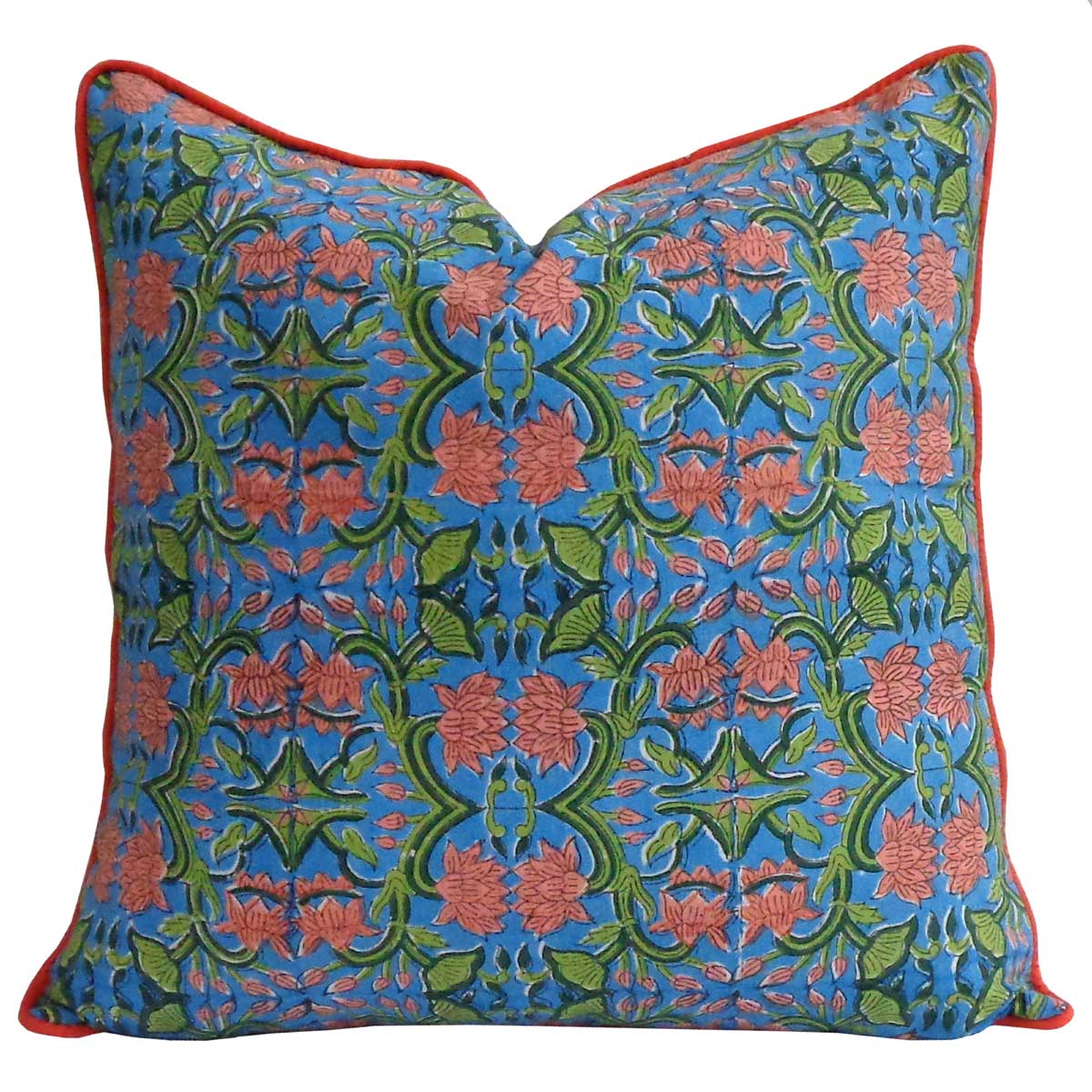 Piping Cushion Cover 50x50 cms Lotus Green Gud 204895