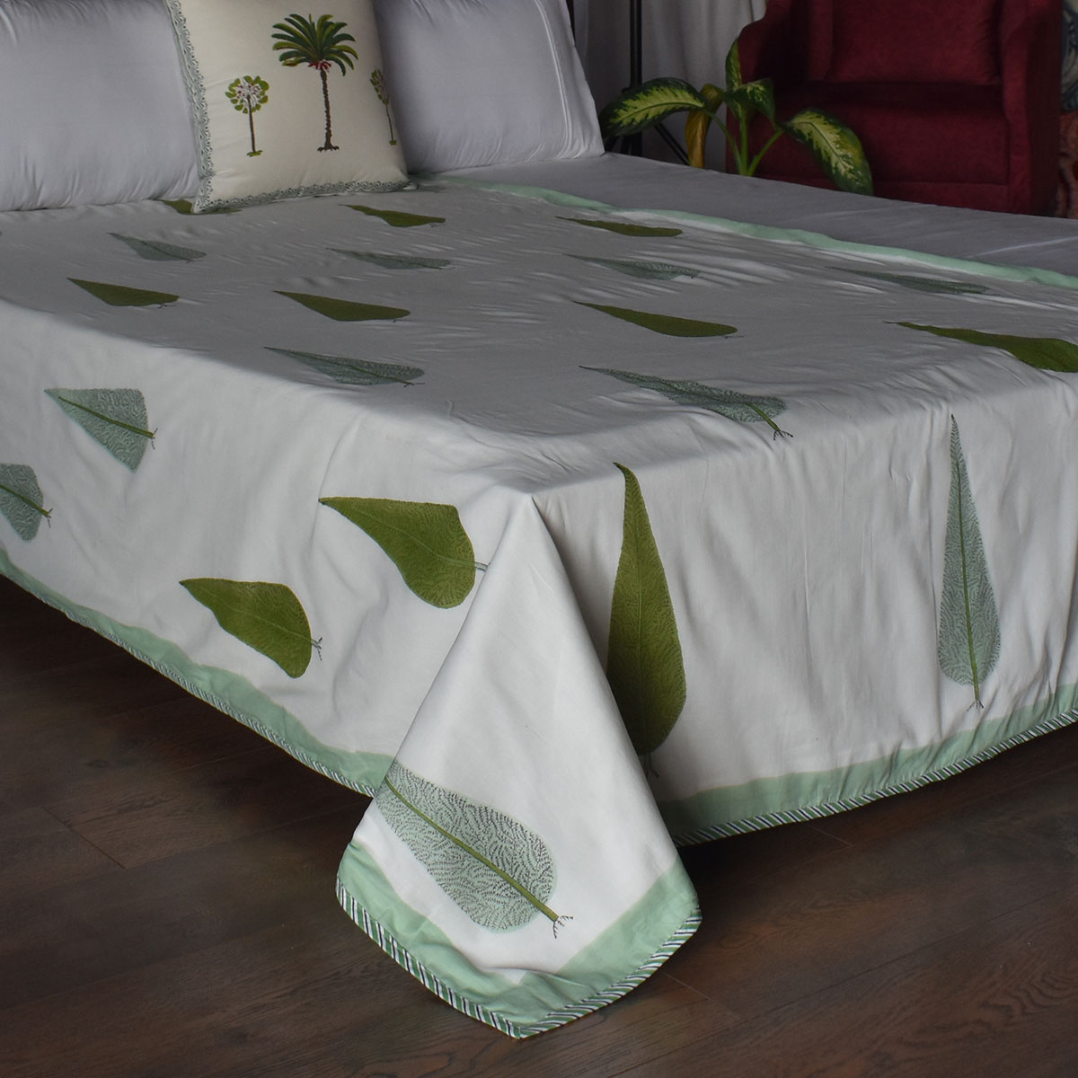 Hand Block Printed Cotton Twin Size Dohar 260524