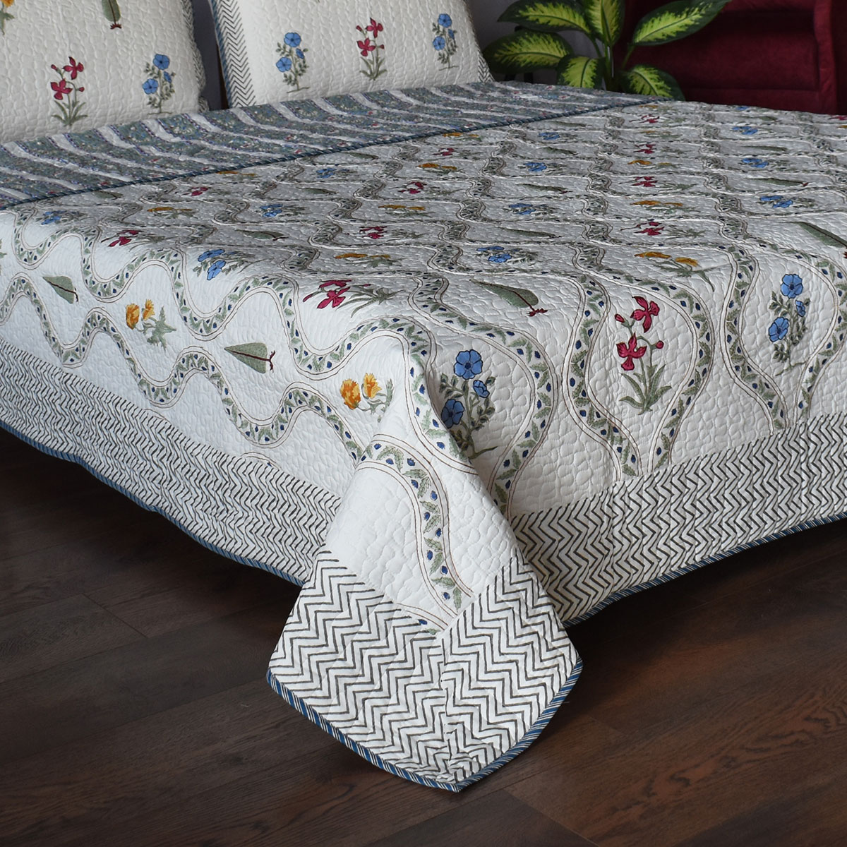Quilted Bedspread King Size 263011