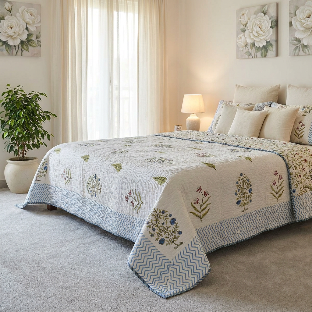 Quilted Bedspread King Size 263014