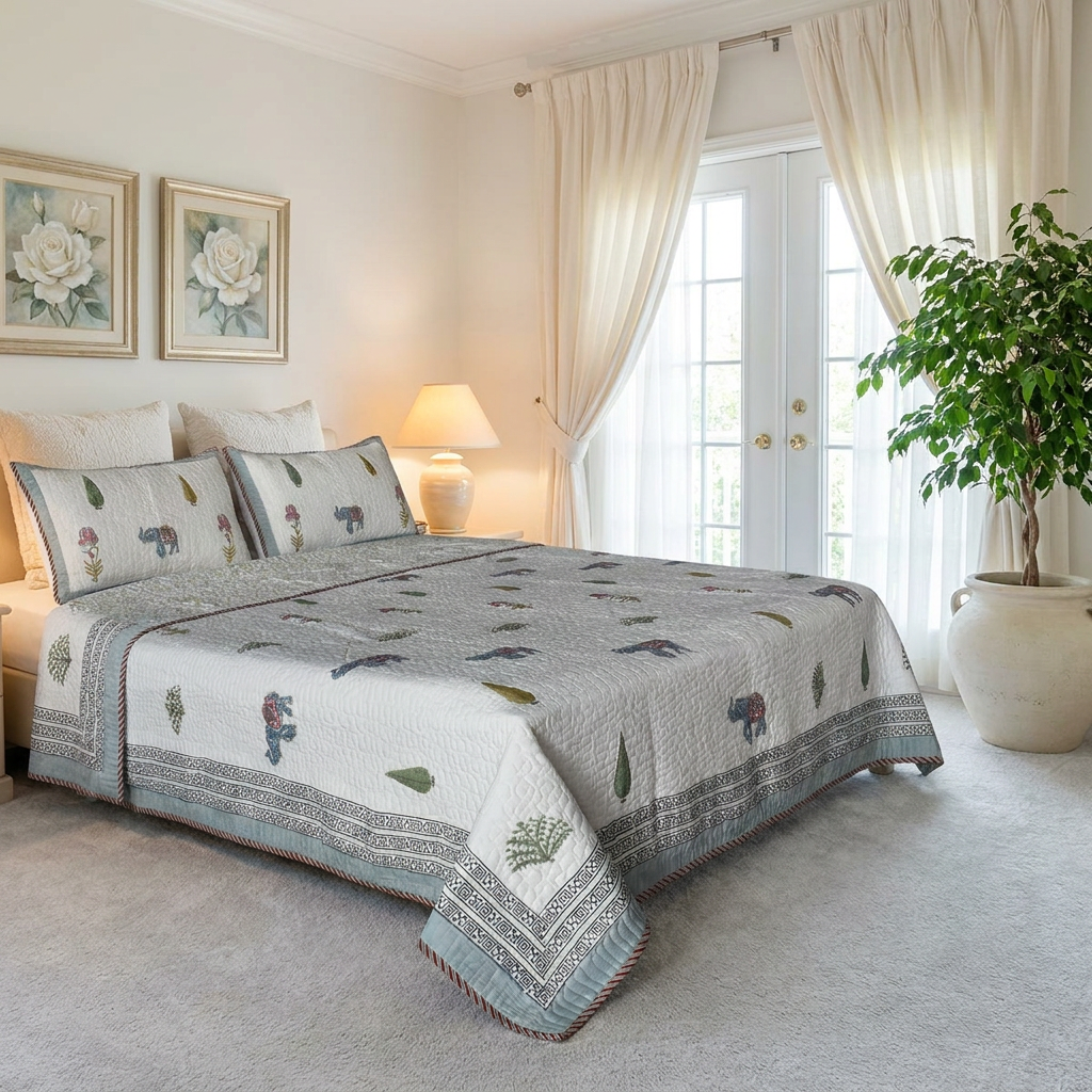 Quilted Bedspread King Size 263016