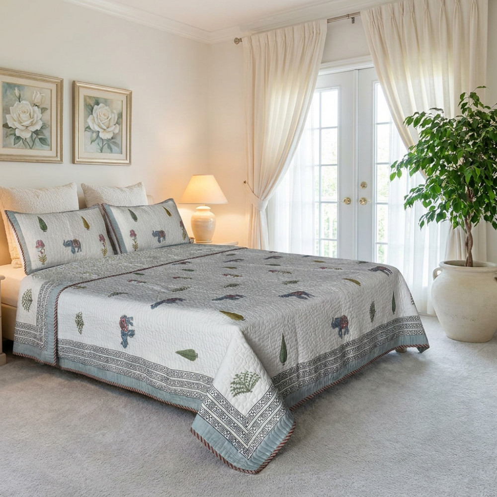 Image of Quilted Bedspread King Size | 263016