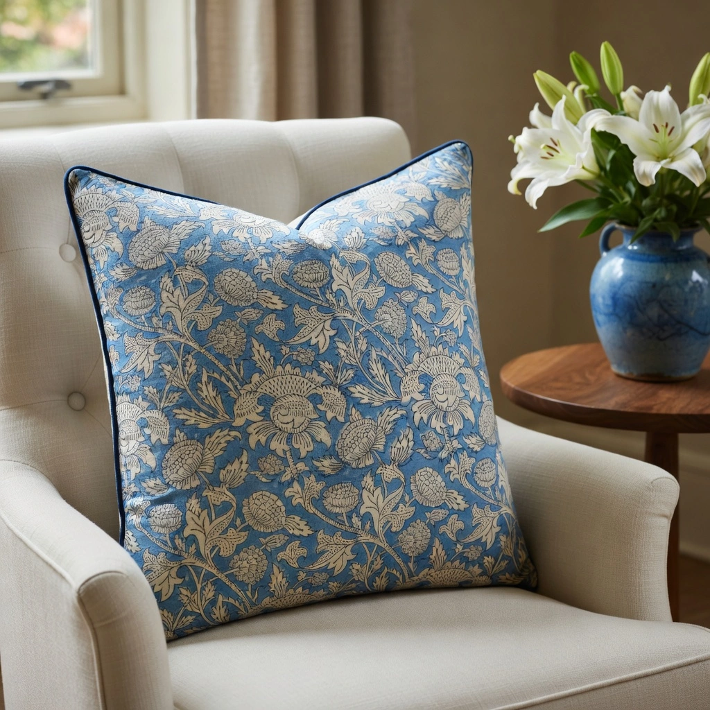 Piping Cushion Cover 50x50 cms  Amarnath Marina 202302