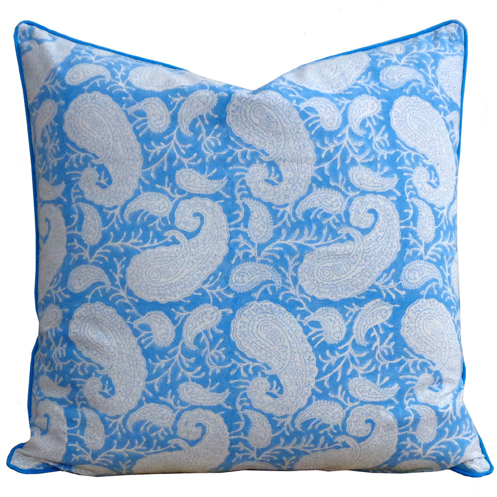 Piping Cushion Cover 50x50 cms Ambi Aqua Gud 200868