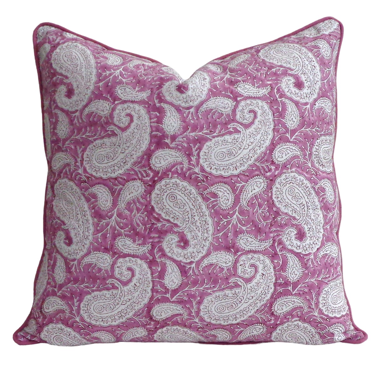 Piping Cushion Cover 50x50 cms Ambi Pink Gud 201563