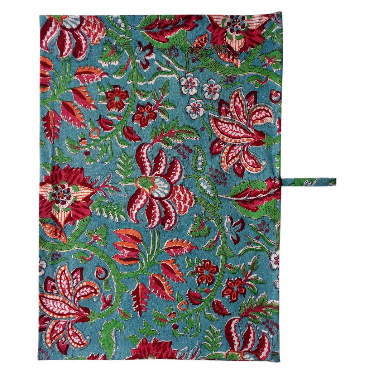 Hand Block Printed Cotton Kitchen Towels 50x70 cms Anarkali Green Gud 106821