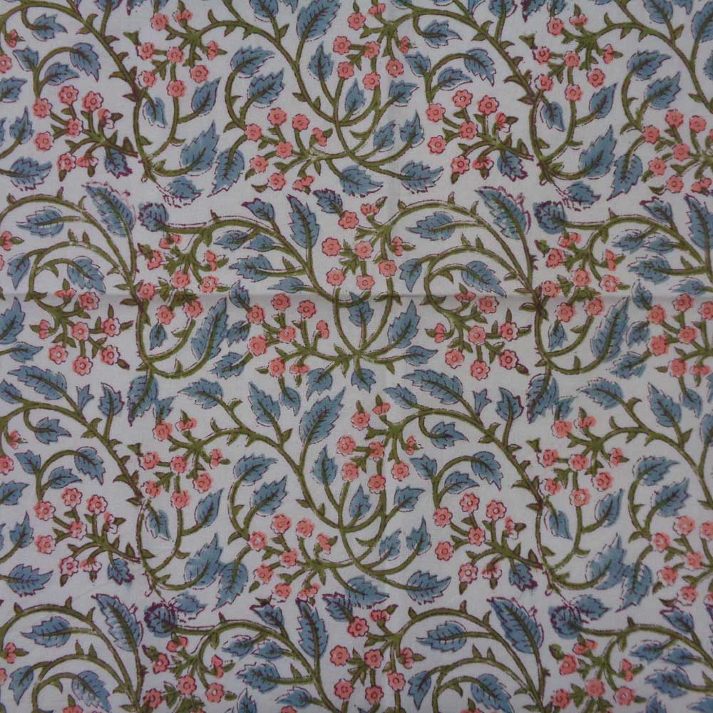 Hand Block Printed Cotton Napkin 45x45 cms Set of 4 Napkins Berry Pink 106128