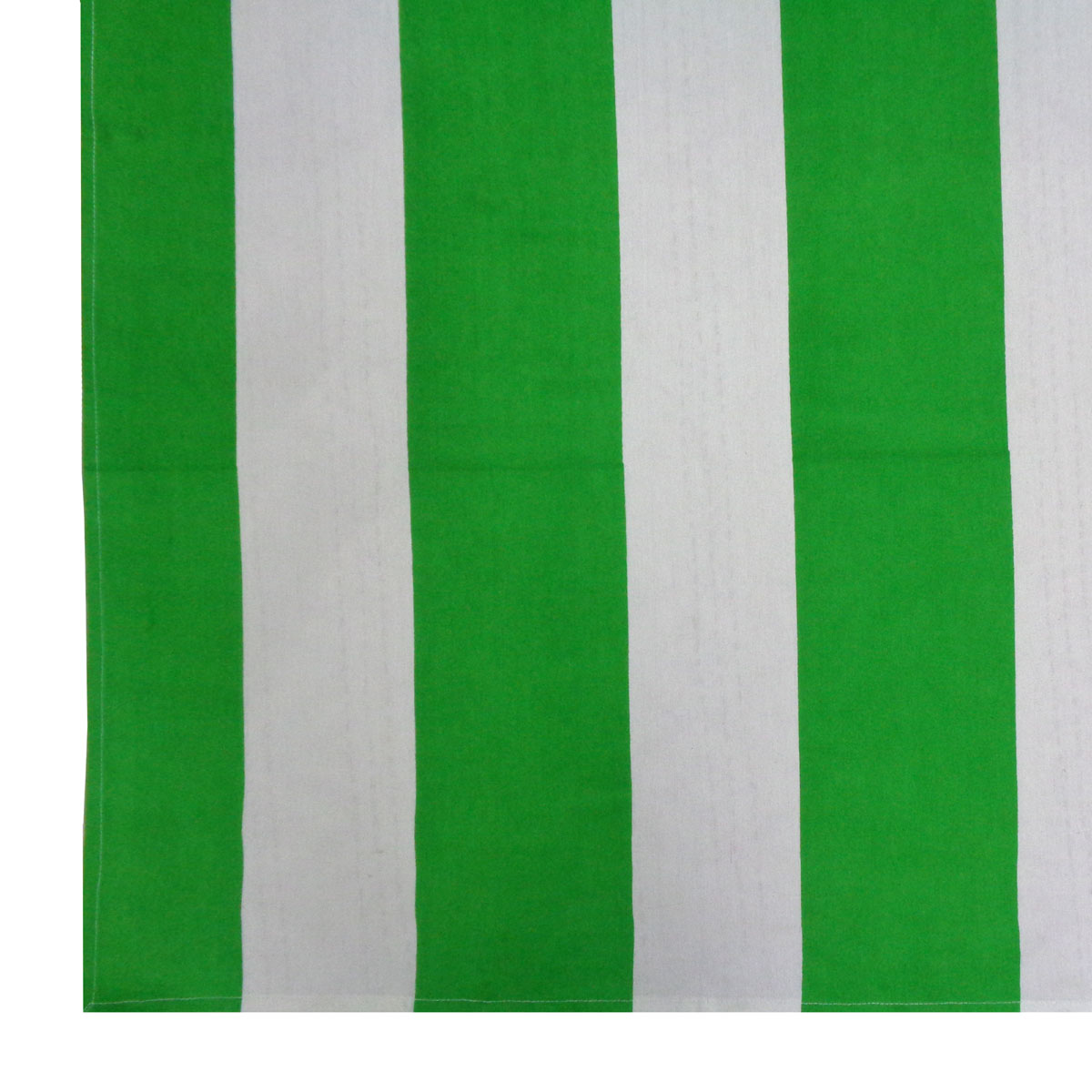 Hand Block Printed Cotton Tablecloth 150x220 cms Big Stripe Green 205492