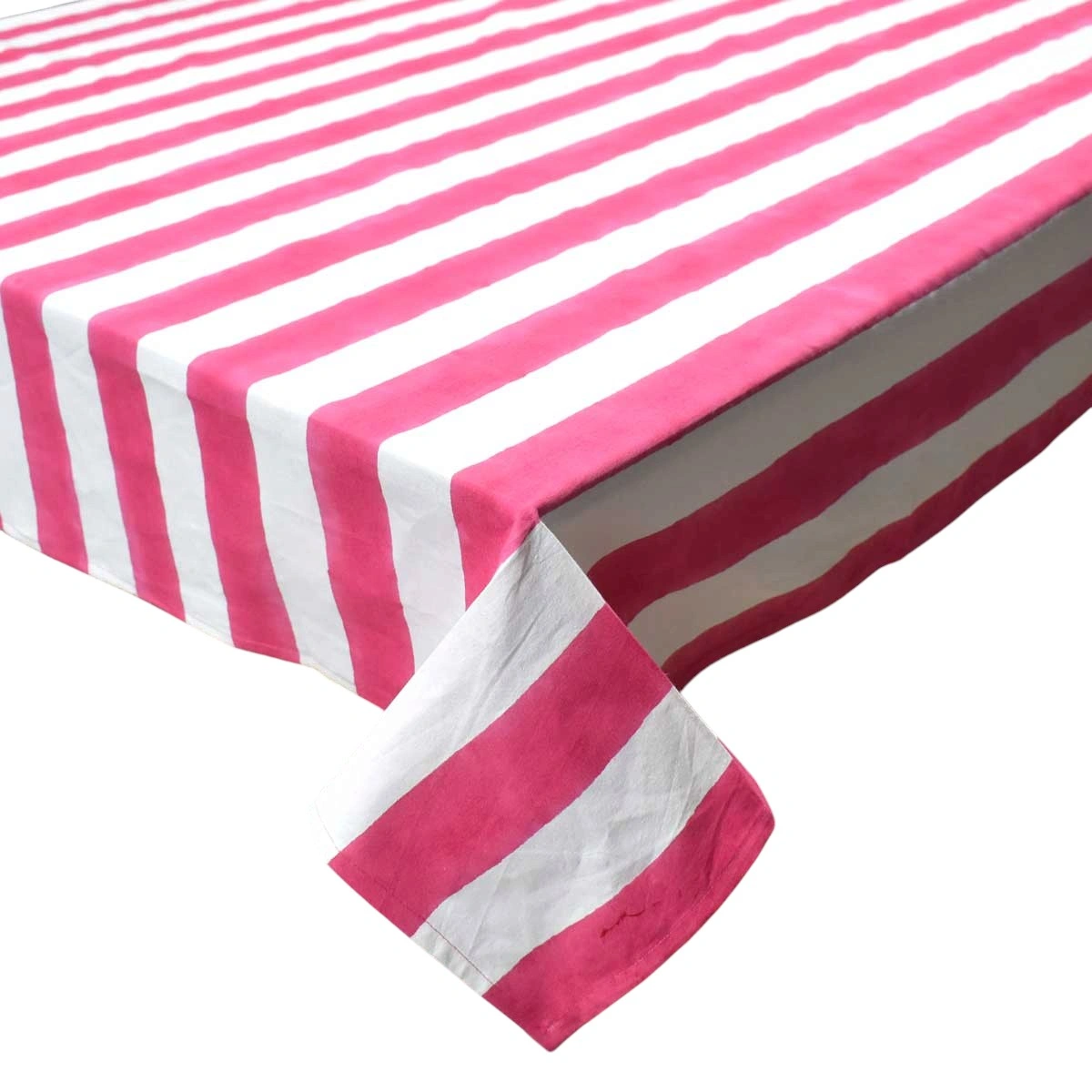 10 Seater Tablecloth 180x270 cms Big Stripe Pink 271032