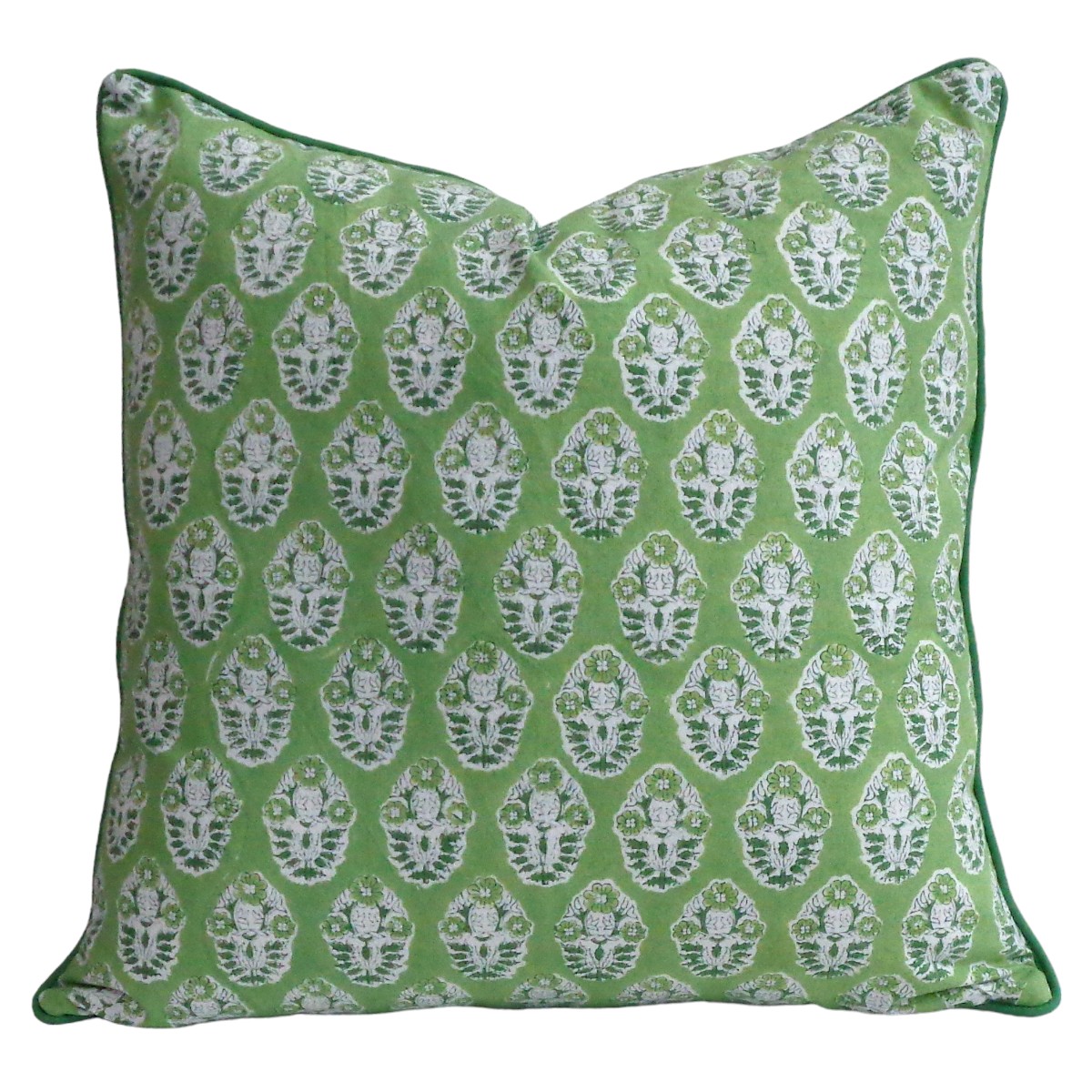 Piping Cushion Cover 50x50 cms Boota Celadon Green Gud 100673