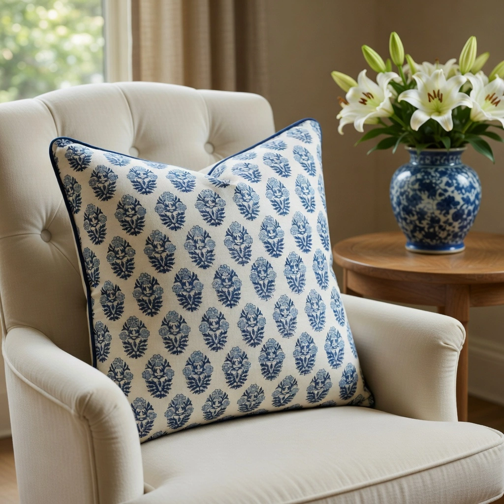 Piping Cushion Cover 50x50 cms Boota Starlight Open 208647