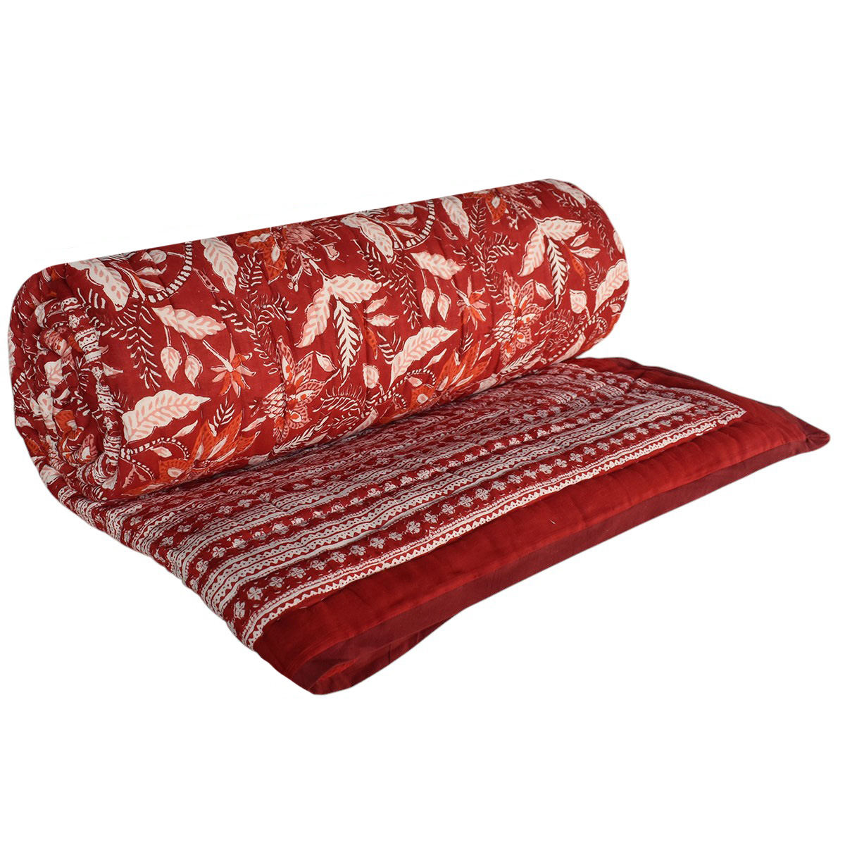 Cotton Quilt King Size Bossanova Red Gud 208858