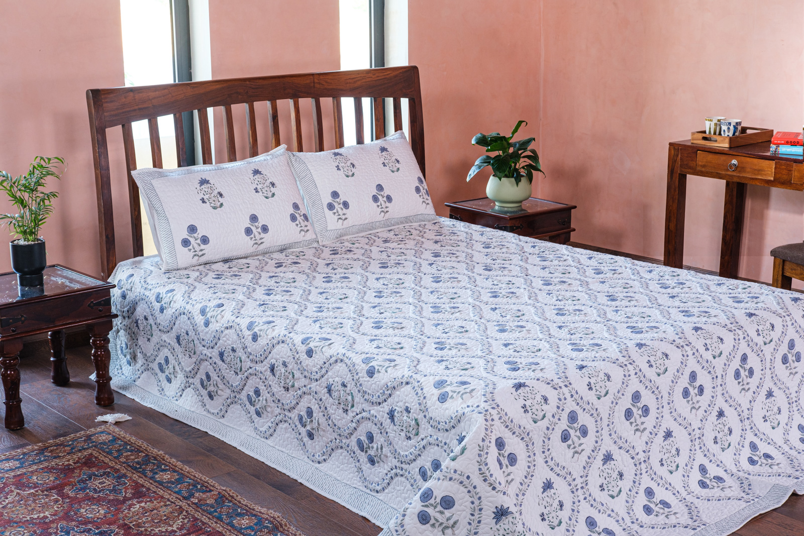 Quilted Bedspread King Size 100986