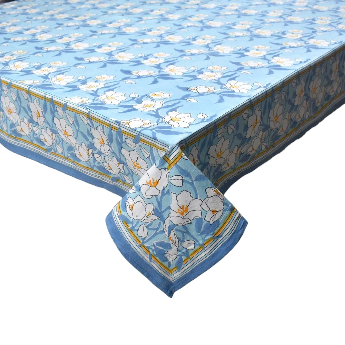 10 Seater Tablecloth 180x270 cms  Camellia Blue Mist 260919