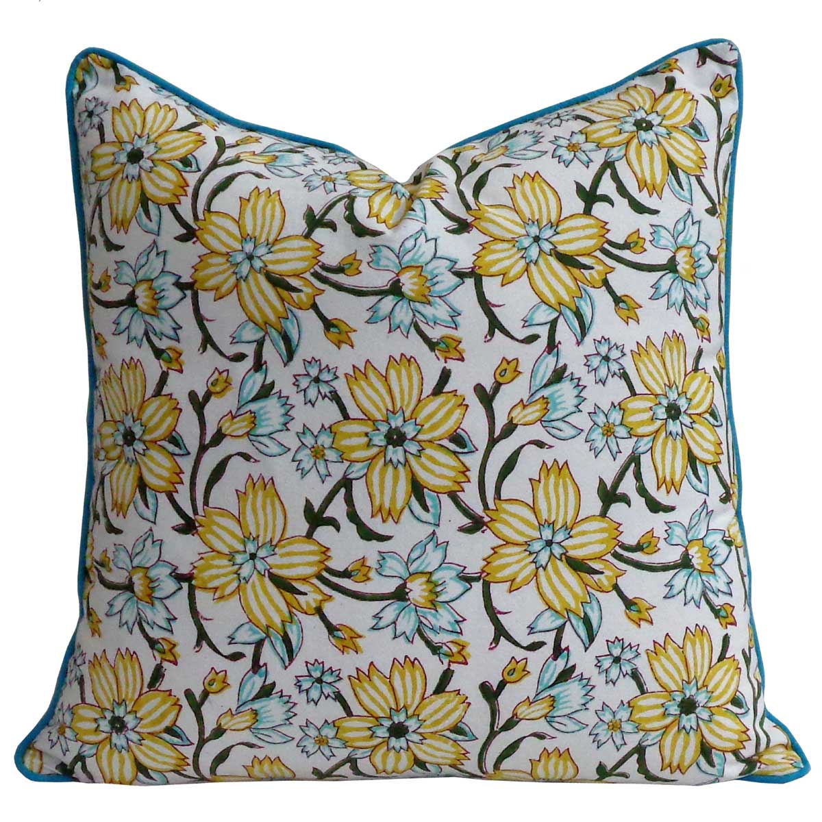 Piping Cushion Cover 50x50 cms Champa Kali 204564