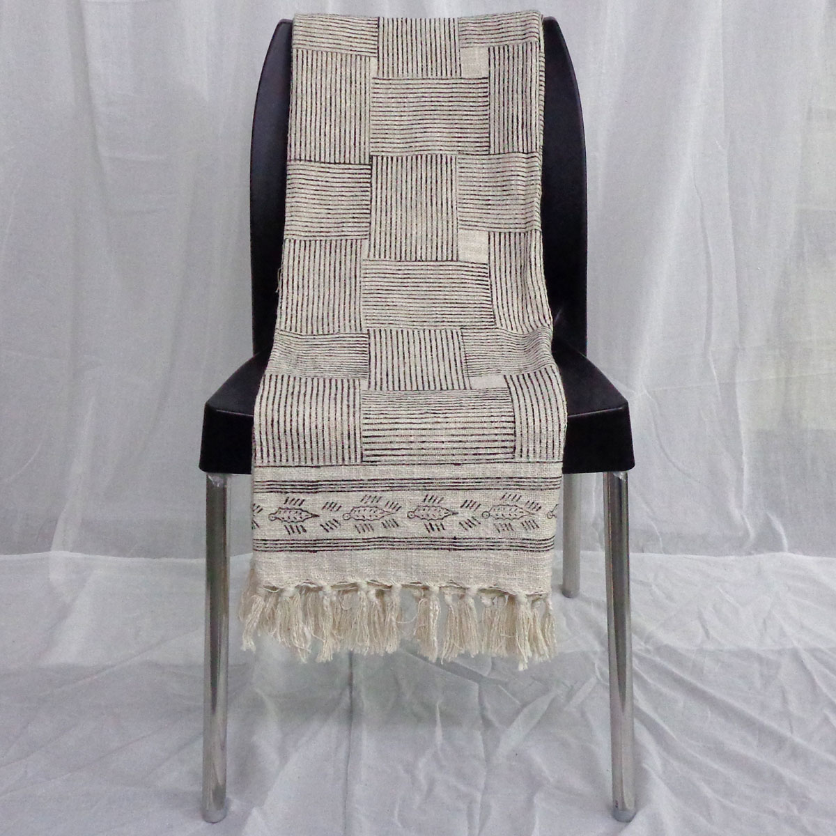 Cotton Throw with Tassel 104312
