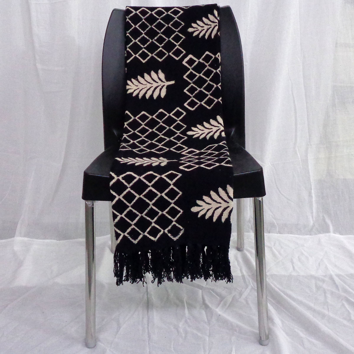 Cotton Throw with Tassel 104318
