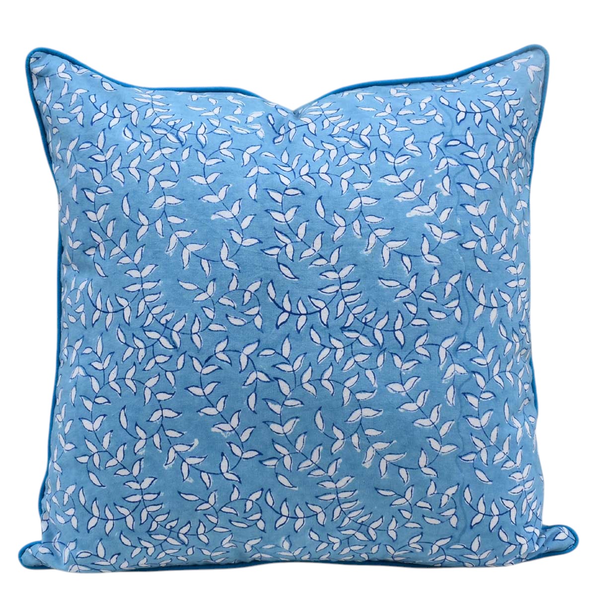 Piping Cushion Cover 50x50 cms Harmony Blue Fill 260416