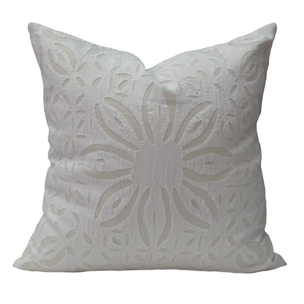 Design 100439 APPLIQUE Cut Work Cushion Covers Cushions 45 x 45 cms Handmade