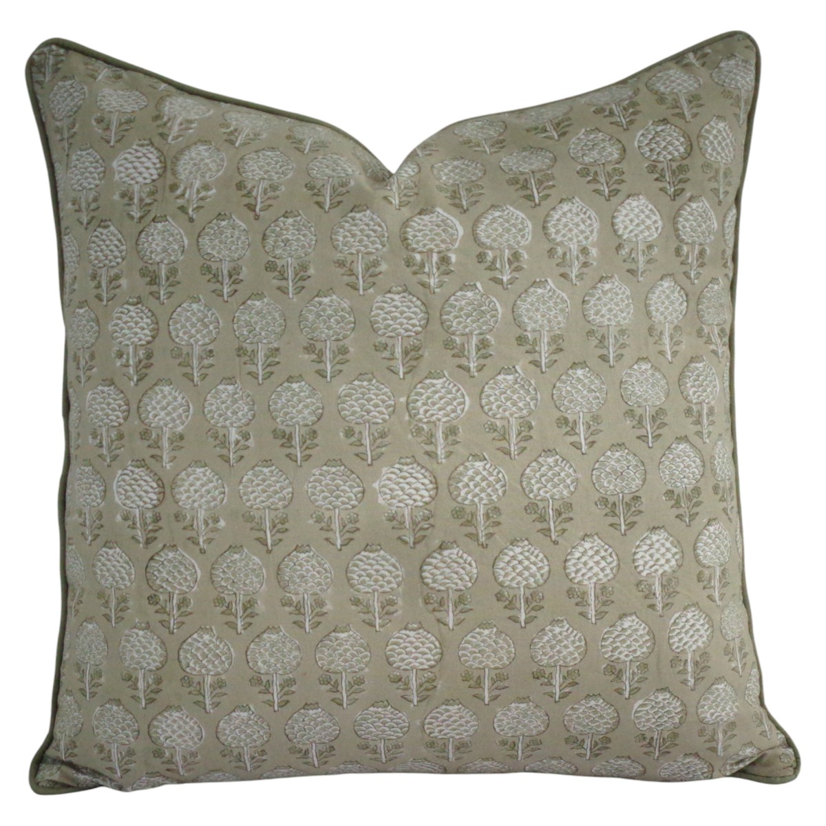 Piping Cushion Cover 50x50 cms Sandstone Grove 202410