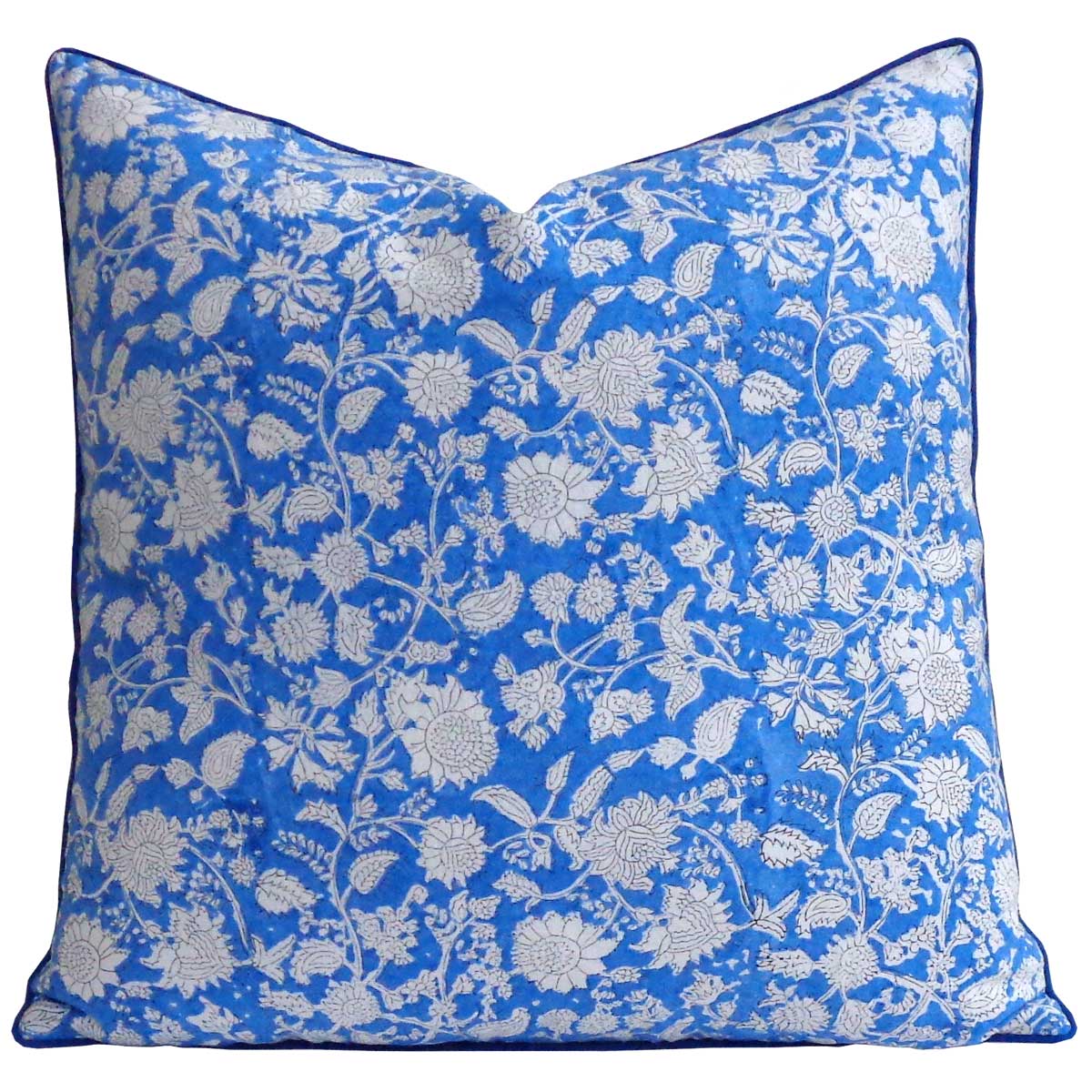 Piping Cushion Cover 50x50 cms Ever Flora Marina 203918