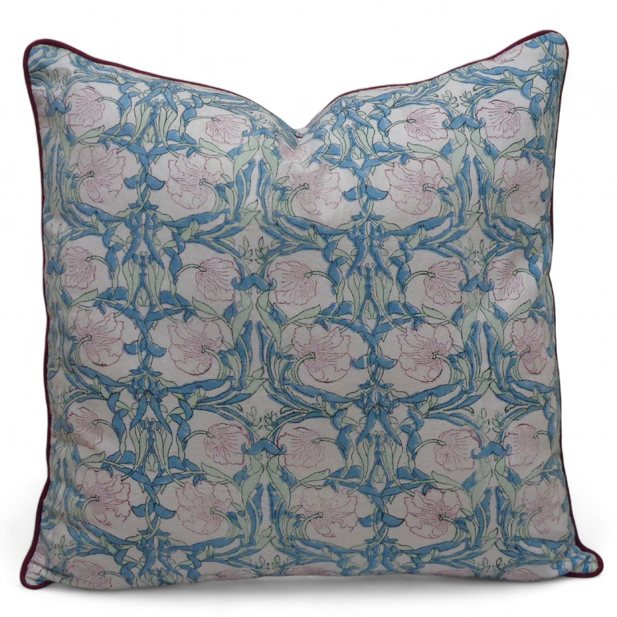 Piping Cushion Cover 50x50 cms Bauhaus Pink Open 601781