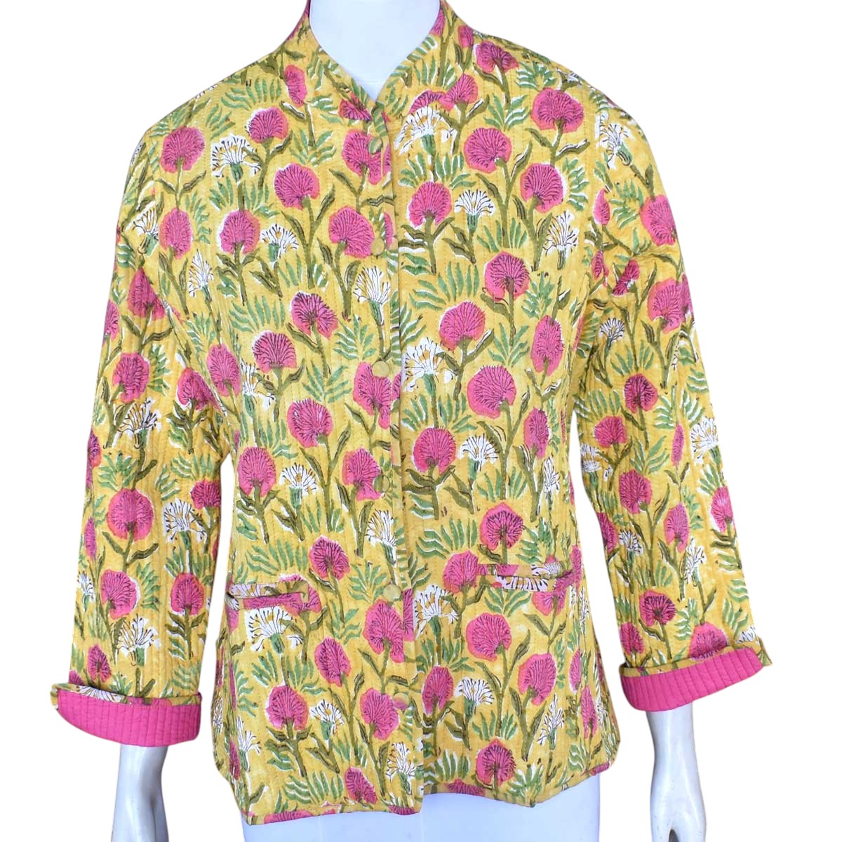 Quilted Jacket Size Short Length Desert Blossom Pink Gud 620632