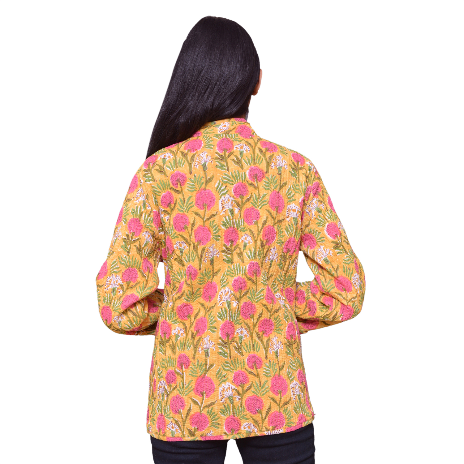 Quilted Jacket Size Short Length Desert Blossom Pink Gud 620632