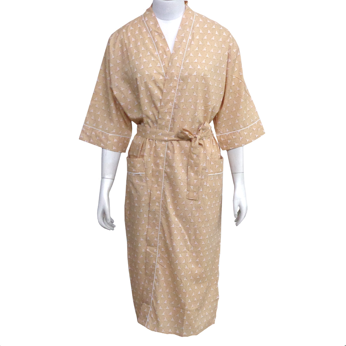 Indian Block-Printed 100 Cotton Kimono  Design 103864