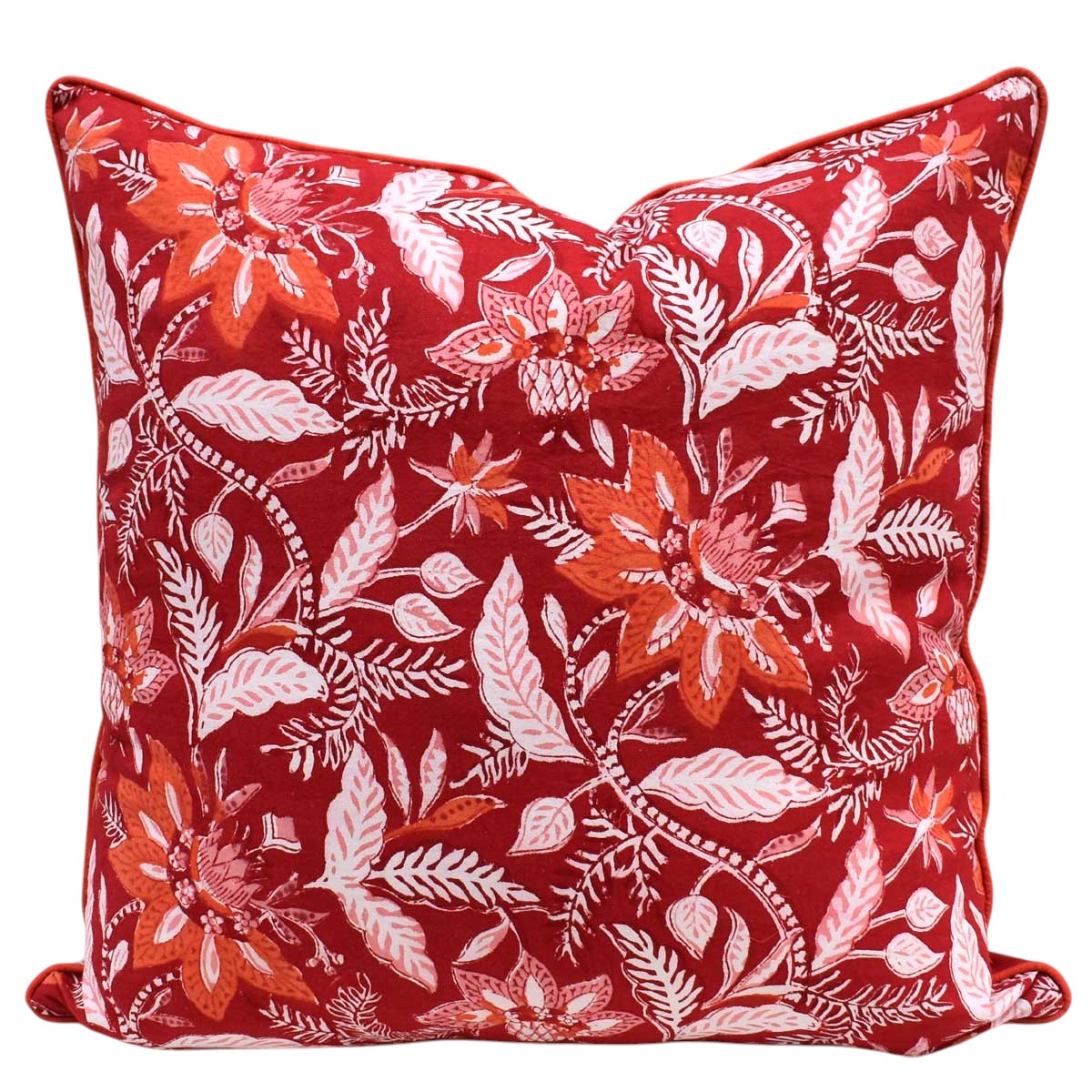 Piping Cushion Cover 50x50 cms Bossanova Red Gud 208858