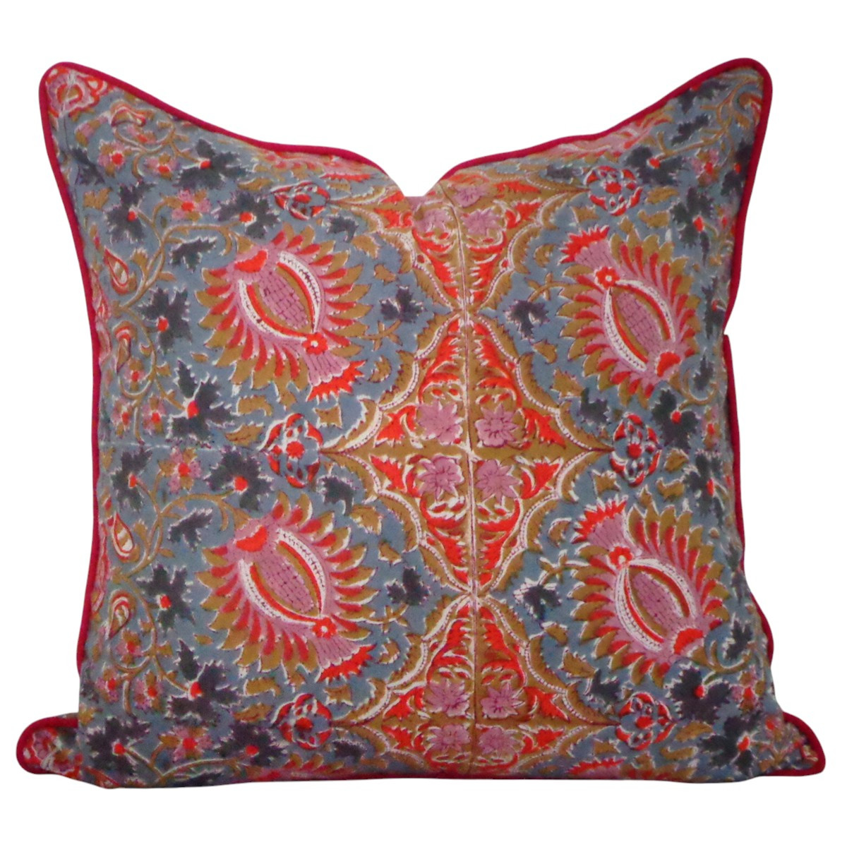 Piping Cushion Cover 50x50 cms  Bird Of Paradise Gud 204347