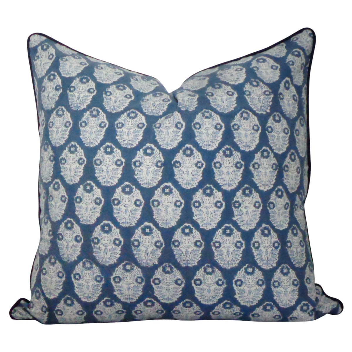Piping Cushion Cover 50x50 cms  Boota Aster Blue 202504