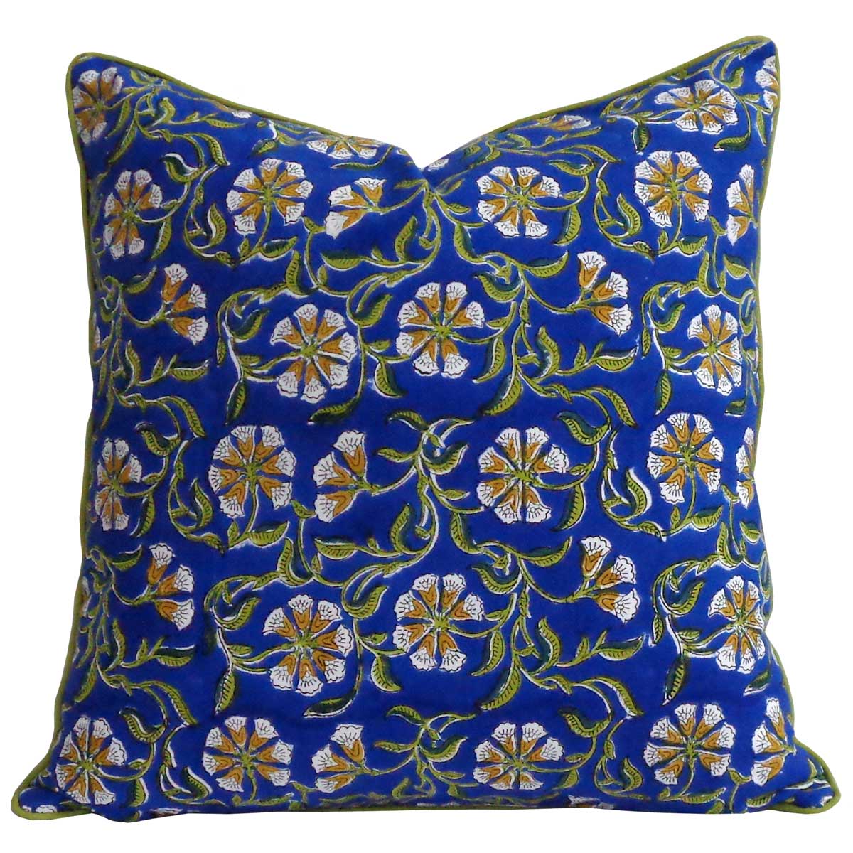 Piping Cushion Cover 50x50 cms  Chakri Blue Gud 102656