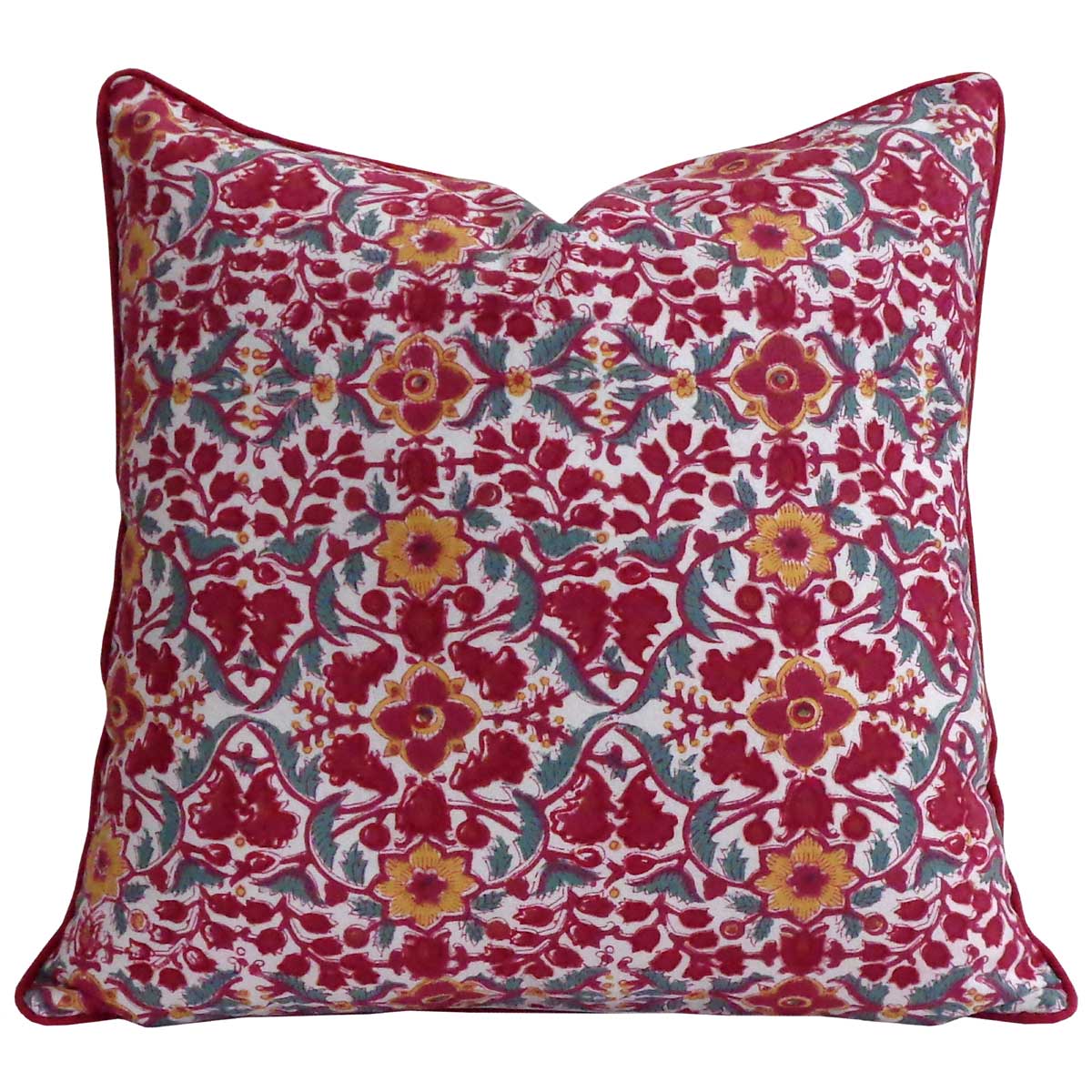 Piping Cushion Cover 50x50 cms Phulwari Open 601093