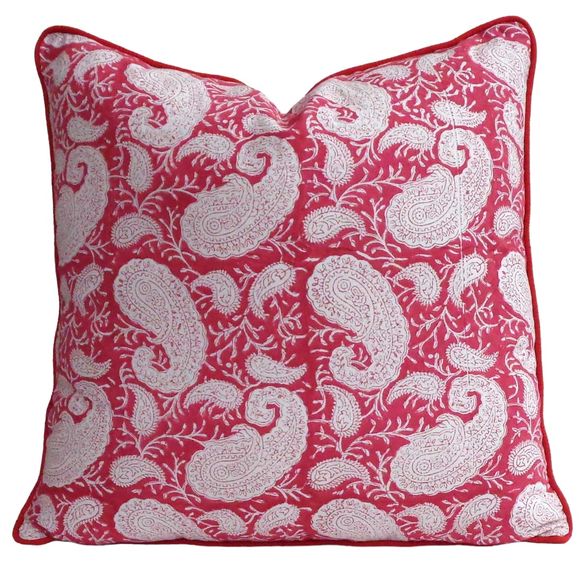 Piping Cushion Cover 50x50 cms  Ambi Raspberry 620630