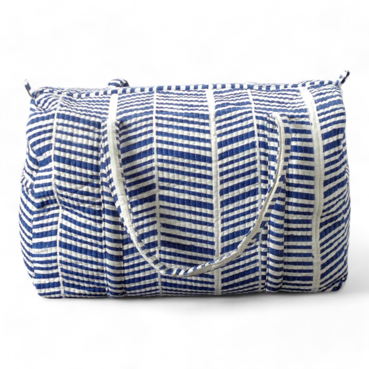 Weekender Bag Herringbone Blue 100468