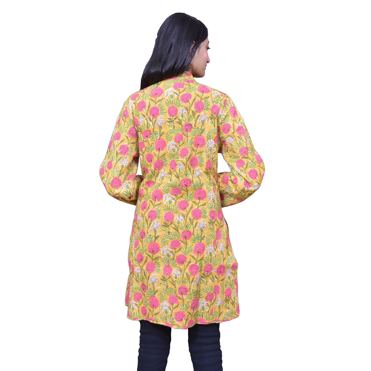 Quilted Jacket Size Long Length Desert Bossom Pink Gud SC5670